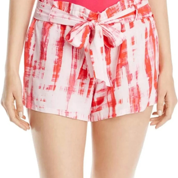 Natori Pants - Josie by Natori Pink, White, Red Swimg Sleep Shorts Women's Size Medium NWOT